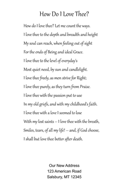 Back Wedding Program Template 5