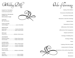 Wedding Program Template 15