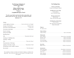 Wedding Program Template 2