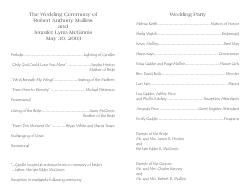 Wedding Program Template 3