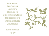 Wedding Shower Invitation 1 - Khaki