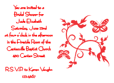 Wedding Shower Invitations