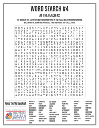 Word Search Printable #4
