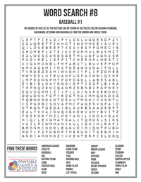 Word Search Printable #8